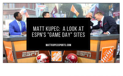 Matt Kupec:  A Review of ESPN’s “Game Day” College Football Sites