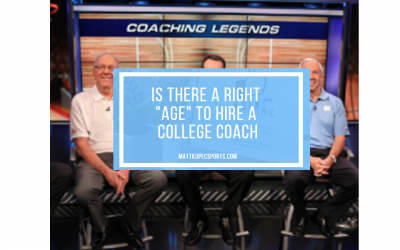 Matt Kupec:  Is There a “Right” Age to Hire a College Coach?
