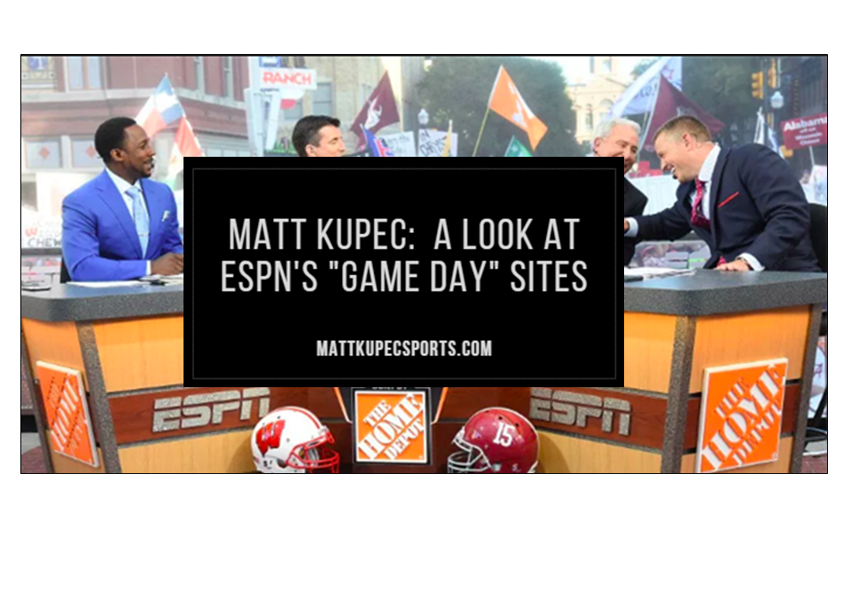 Matt Kupec:  A Review of ESPN’s “Game Day” College Football Sites