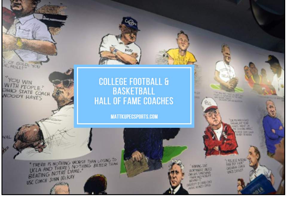 Matt Kupec:  Active Hall of Fame College Basketball & Football Coaches; UNC has Two!!